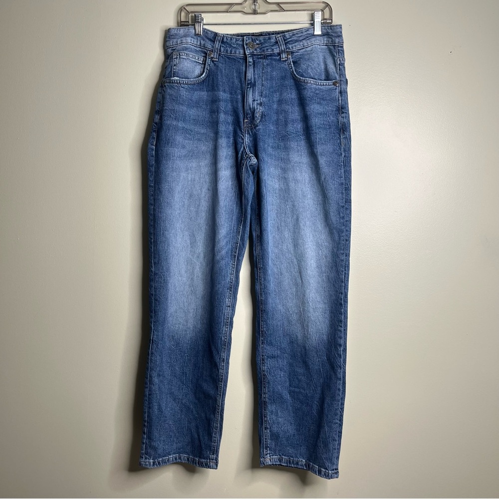 Grizzly Men's Relaxed Fit Blue Jeans Size 32x30